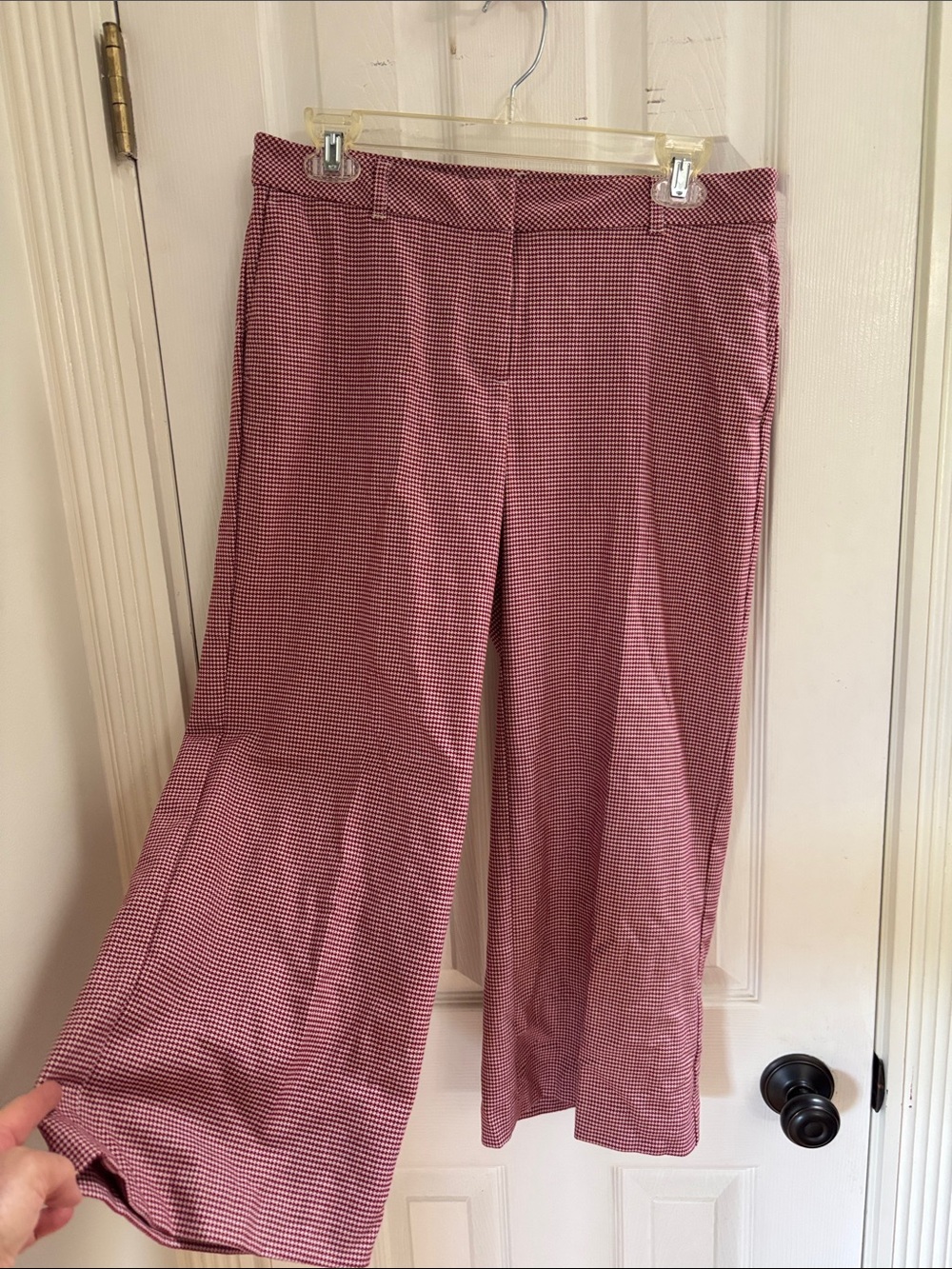 J. Jill Houndstooth Wide-Leg Pants